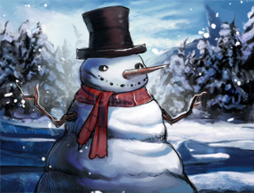 Card - Snowman